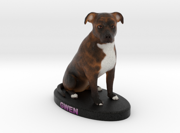 Custom Dog Figurine - Gwen 3d printed