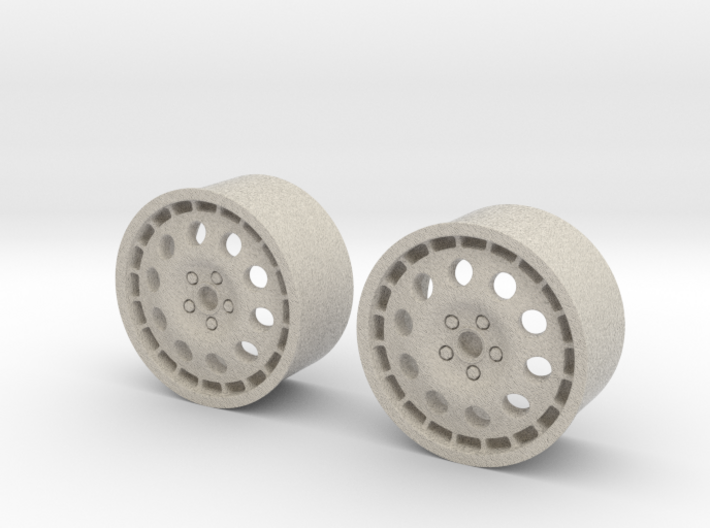 Rims For Lancia Delta S4 Scale 1-10 3d printed
