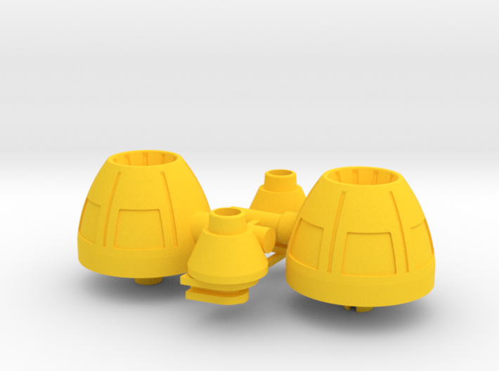 Playmobil Top Agents 4876, rear thrusters (3 of 4) 3d printed
