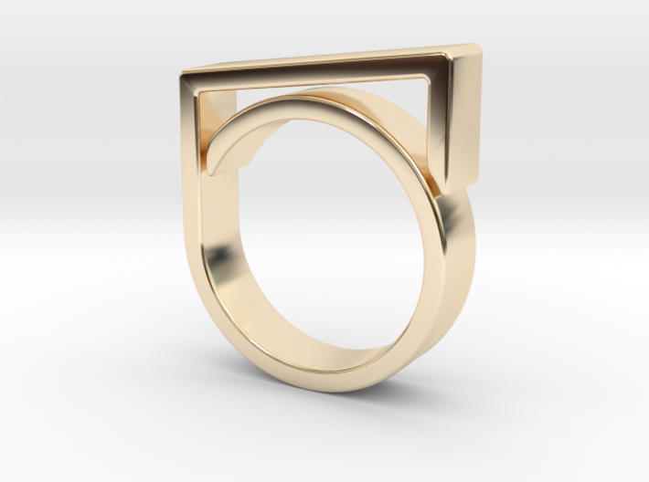 Adjustable ring for men. Model 2. 3d printed