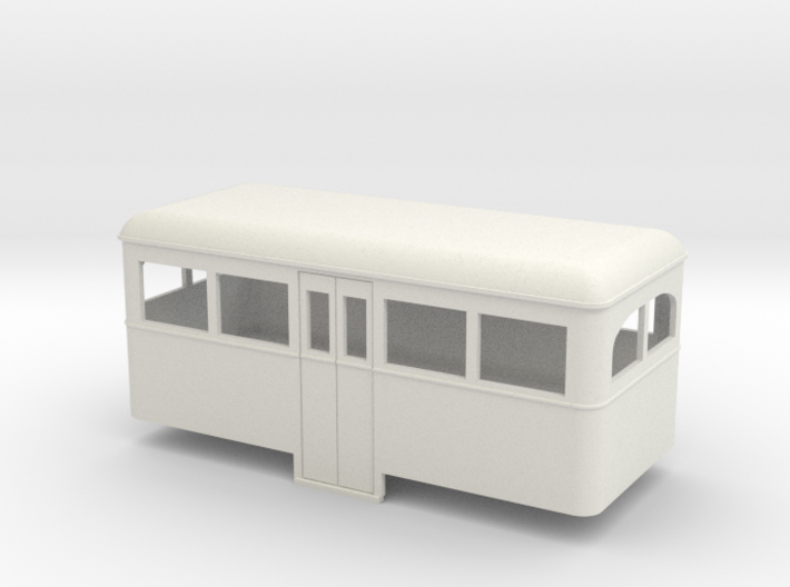 009 Cheap and easy railbus center car 3d printed