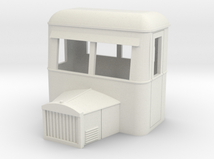 009 goods railbus cab only with bonnet 3d printed