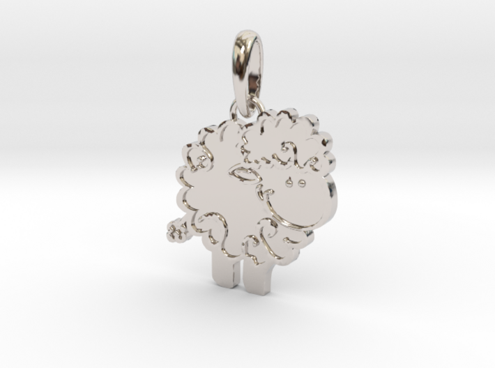 Little Lamb pendant 3d printed