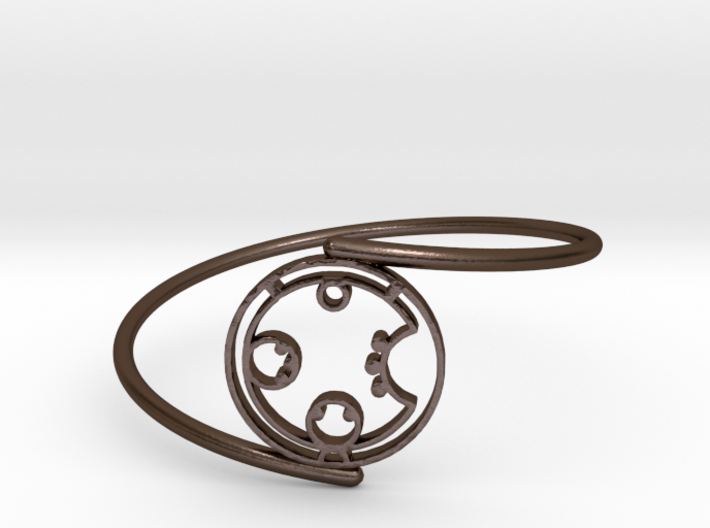Carol - Bracelet Thin Spiral 3d printed