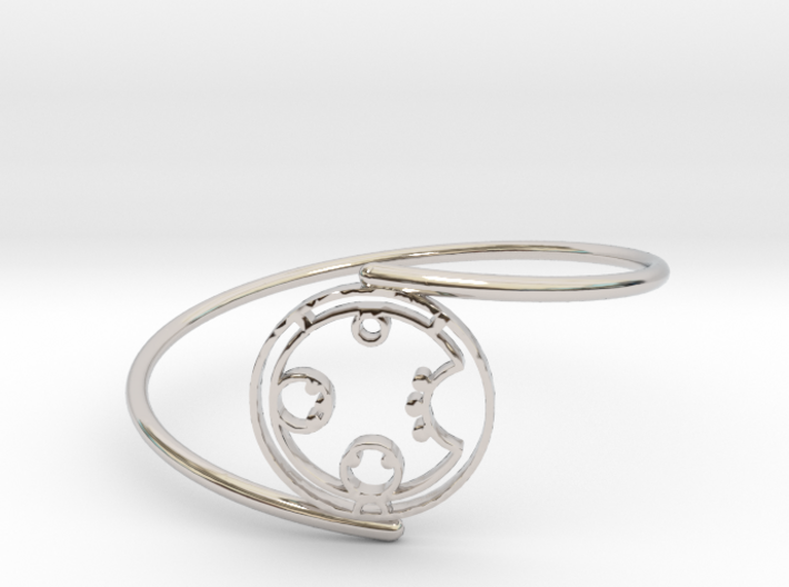 Carol - Bracelet Thin Spiral 3d printed