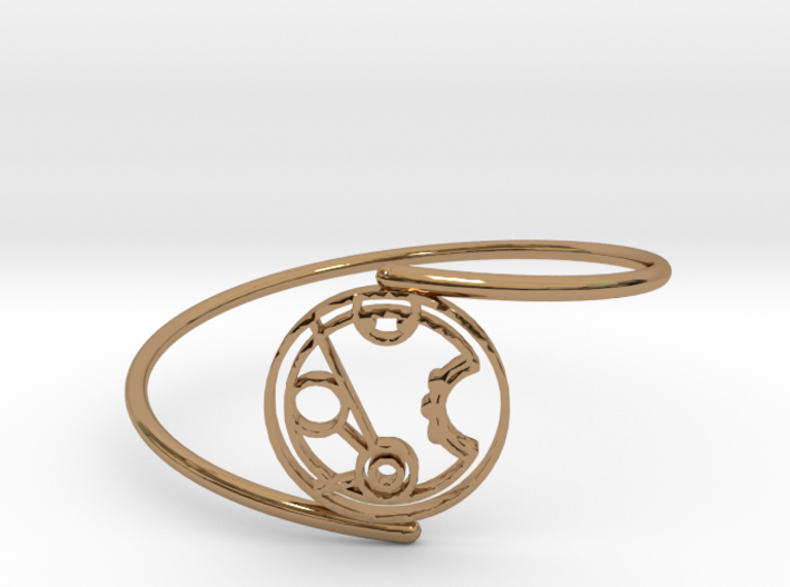 Merryn - Bracelet Thin Spiral 3d printed