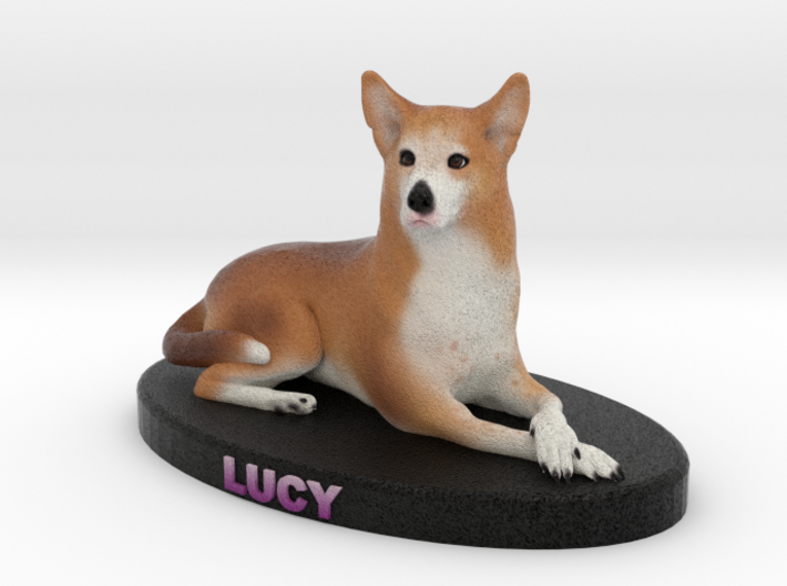 Custom Dog Figurine - Lucy 3d printed