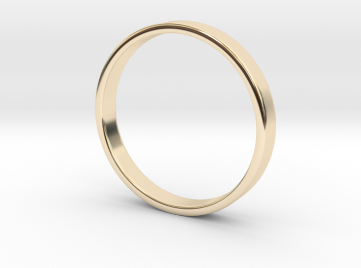 Simple Band Ring Size 6US/16.5mm EU 3d printed