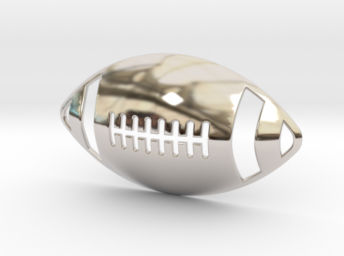 3D Football Pendant 3d printed
