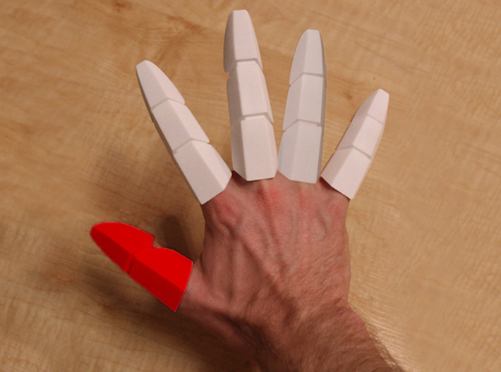 Iron Man Thumb Finger 3d printed