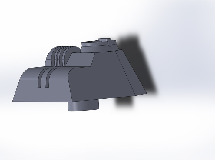 Flakpanther-Turret 4x MG151 1/285 6mm 3d printed 