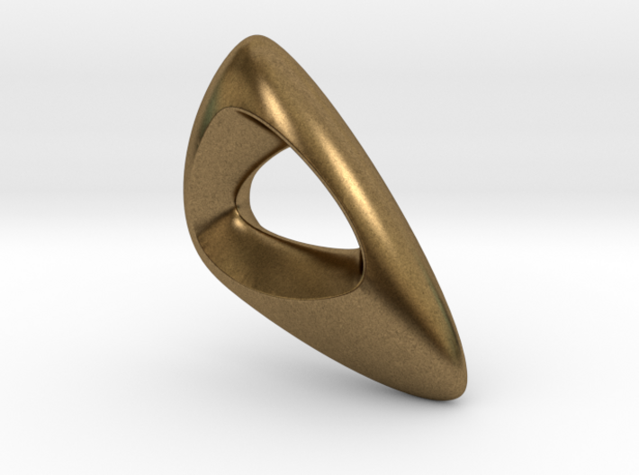 TriStone Pendant - Small 3d printed