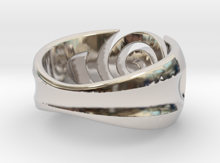 Spiral ring - Size 5 3d printed
