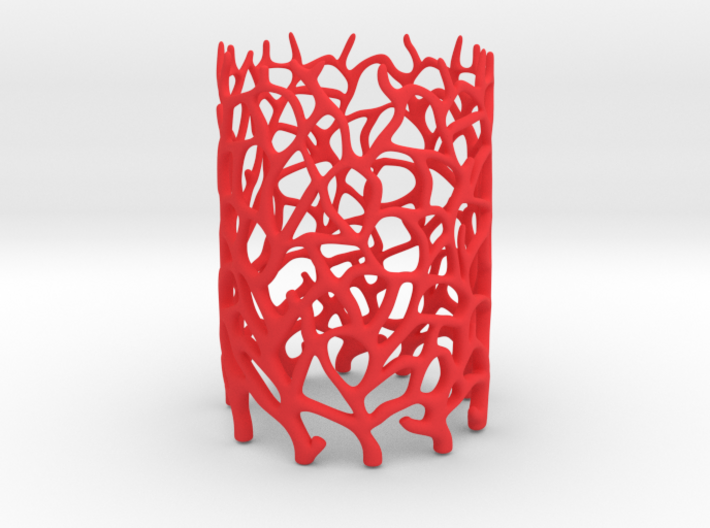 Coraline Tealight in Metal or Plastic 3d printed 