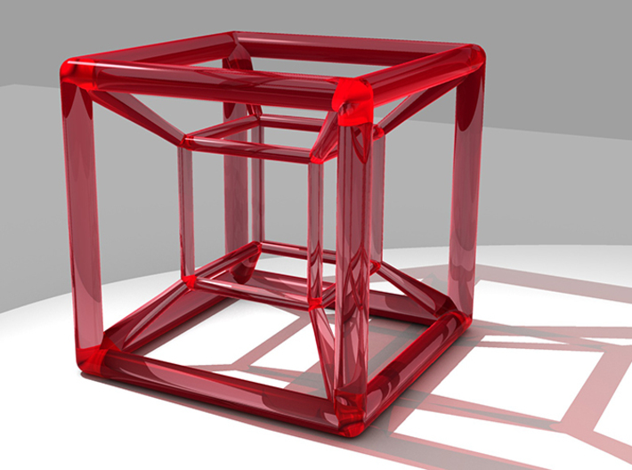 hypercube variatio 3d printed