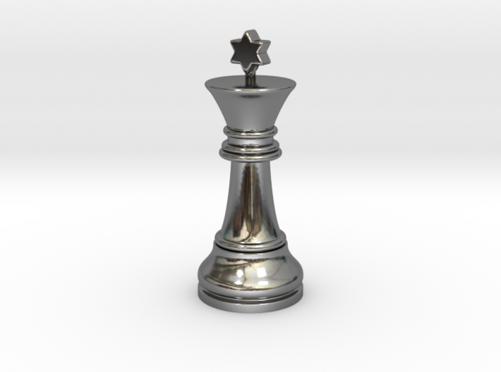 Single Chess King Star Big | Timur Prince Vizir 3d printed