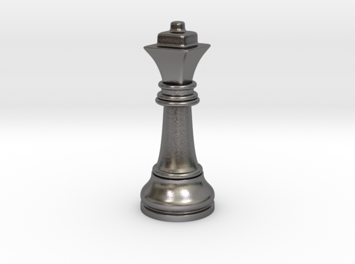 Single Chess Queen Big Square | Timur Ferz 3d printed