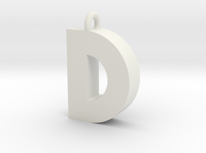 Alphabet (D) 3d printed Collection: Alphabet