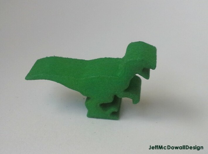 Dino Meeple, Velociraptor 3d printed