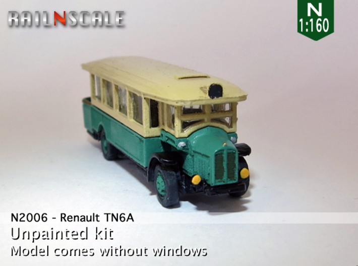 Renault TN6A (N 1:160) 3d printed 