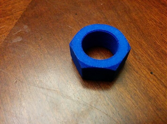 Nut Job 14mmx1 Positive Airsoft Muzzle Tip 3d printed
