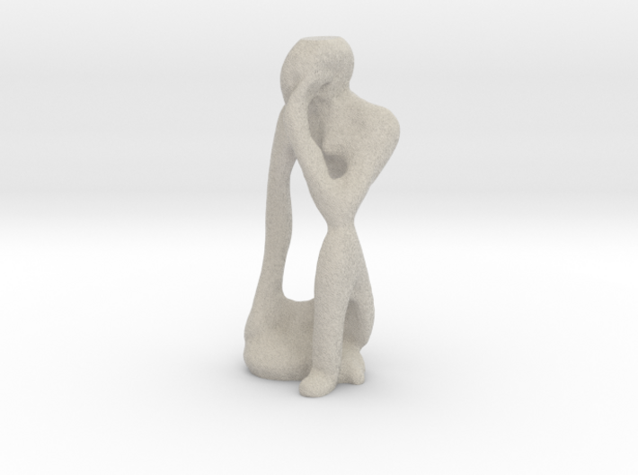 Thinking Man statue 3d printed