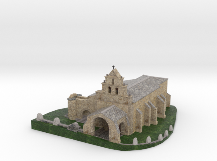 Chapel of the Snows in Leon (Spain) 3d printed