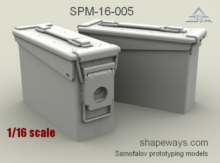 1/16 SPM-16-005 30.cal ammobox 3d printed