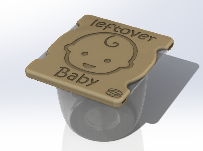 Baby - Leftover baby cover 3d printed
