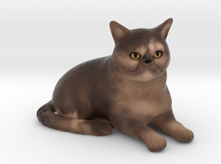 Custom Cat Figurine - Katie 3d printed