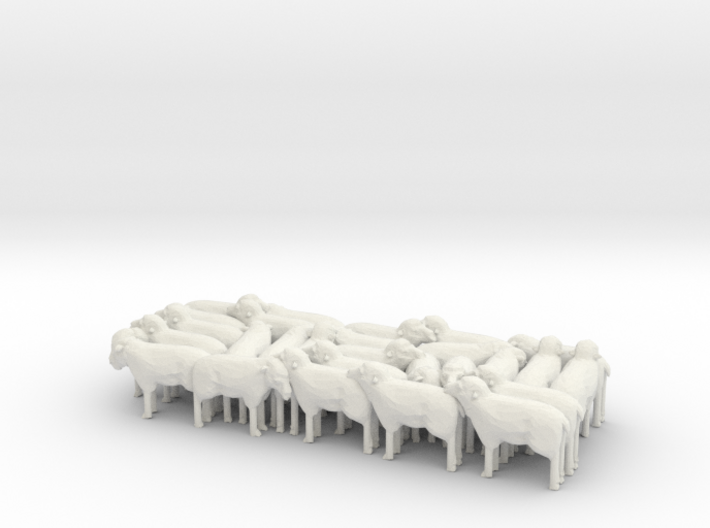 1:64 Scale J Wagon Sheep Load Variation 1 3d printed 