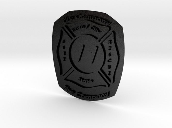 Custom Fire Dept. Emblem 3d printed