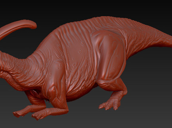 1/40 Parasaurolophus - Prone Alternate 3d printed zbrush render