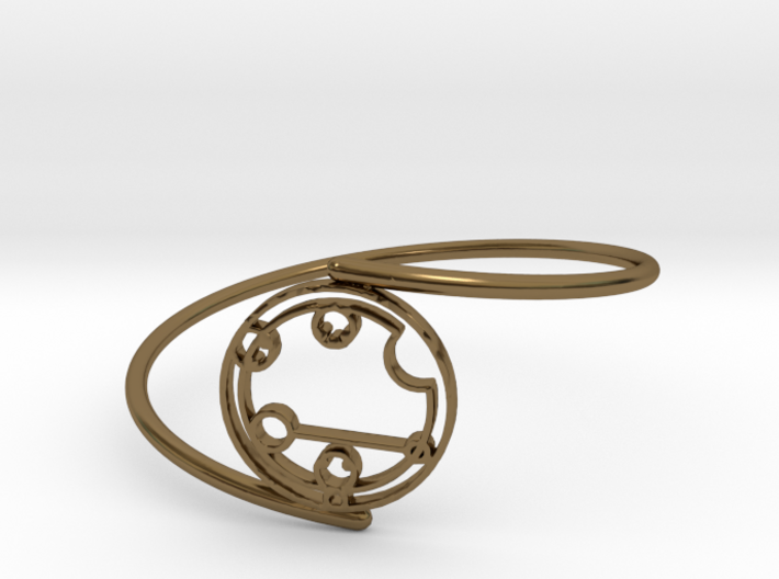 Caitlyn / Kaitlyn - Bracelet Thin Spiral 3d printed