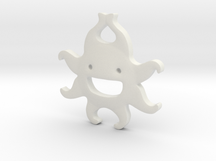 It's Summer Time! Smiling Sun Pendant 3d printed