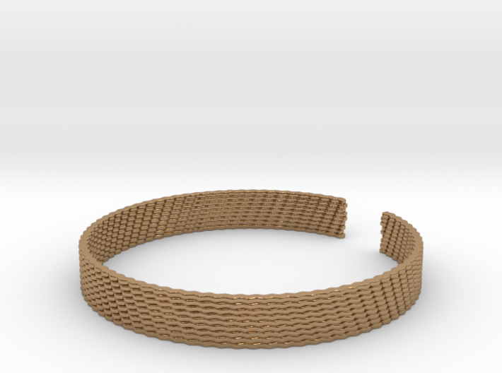 Weave Bangle (Medium) 3d printed