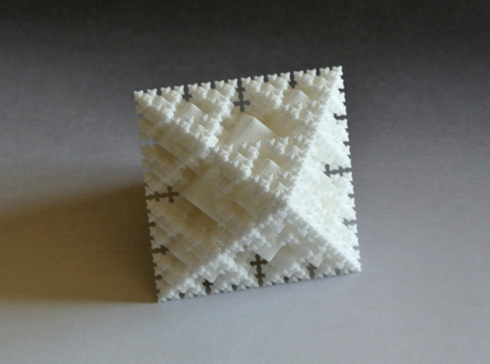 Fractal Crystal 3d printed Photograph of the printed model