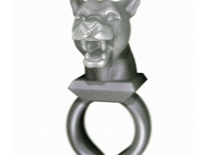 Puma Ring 3d printed