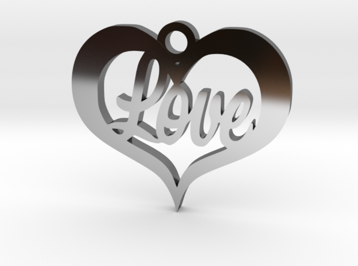 Love Heart 3d printed