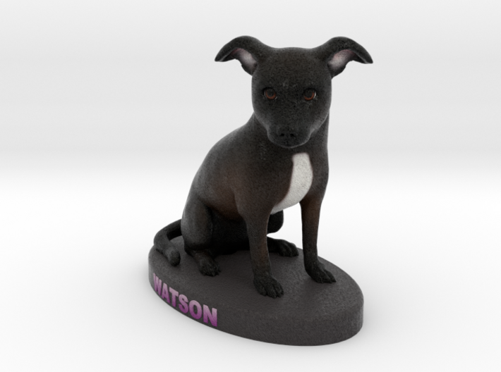 Custom Dog Figurine - Watson 3d printed