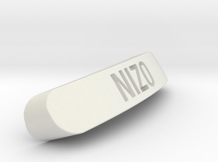 NIZO Nameplate for Steelseries Rival 3d printed