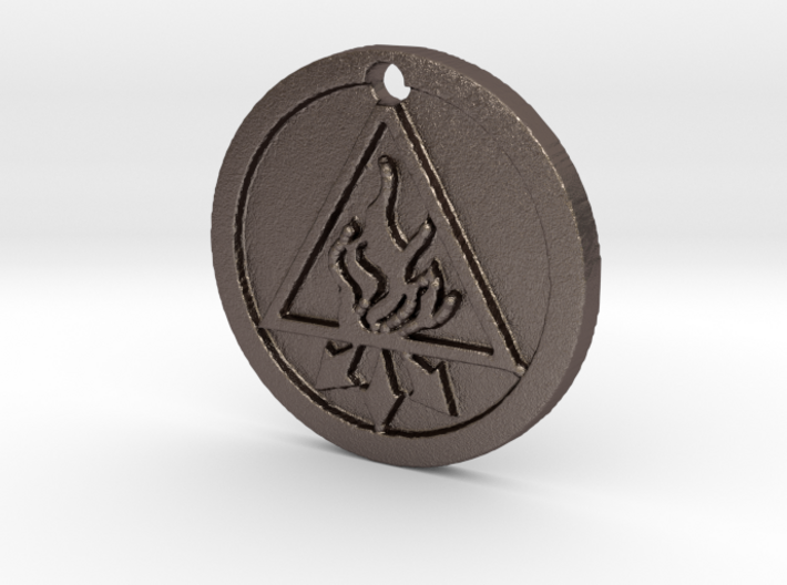 Constantine Movie Tattoo Necklace Charm 3d printed