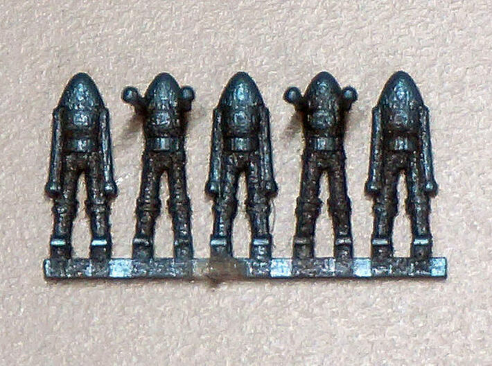 Aliens in 1/200 scale 3d printed Frosted Extreme Detail painted