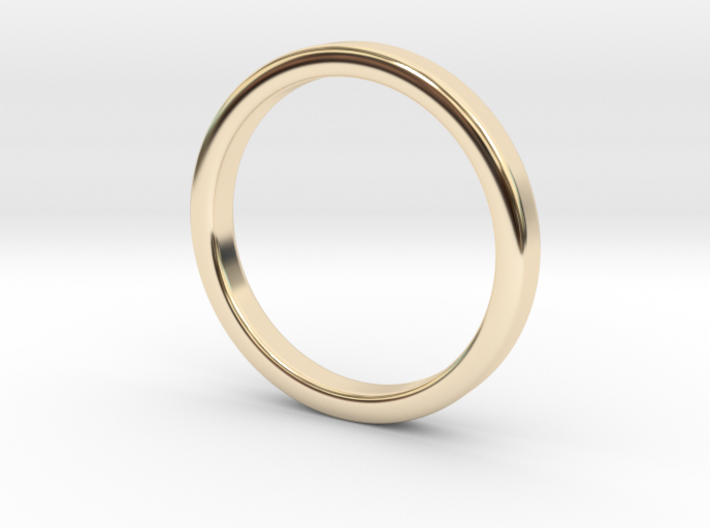 Ring for Ed - Size 12 (3mm wide, 2mm Thick) 3d printed