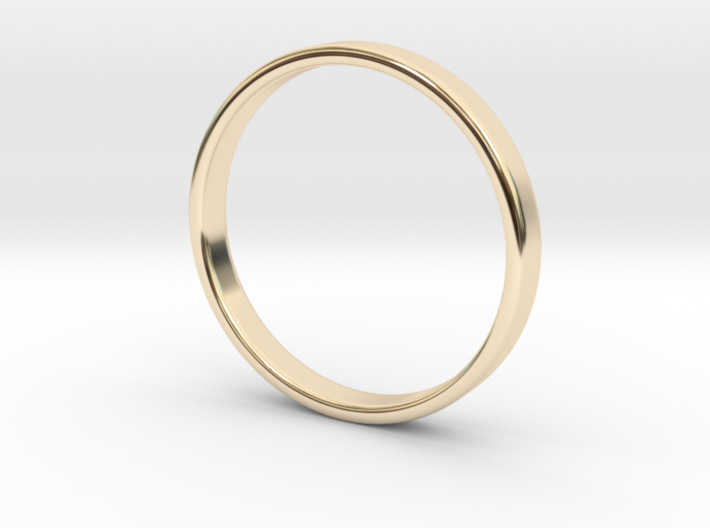 Ring for Ed - Size 12 (3mm wide, 1.2mm thick) 3d printed