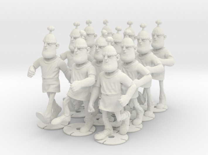 Zoetrope Walk Sequence 3d printed 