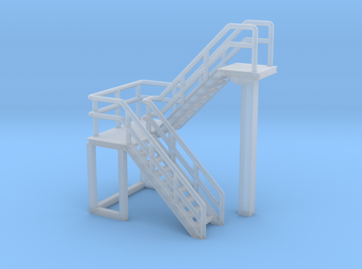 N Scale Staircase H=23.8mm 3d printed