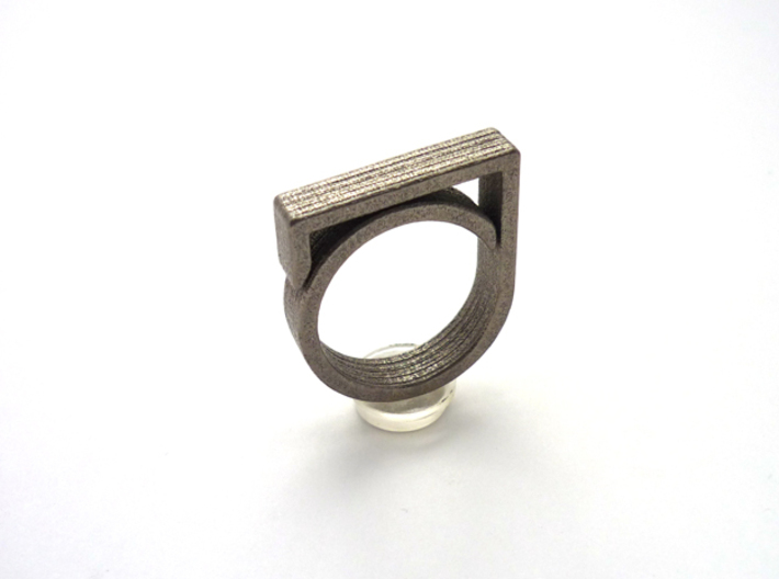 Adjustable ring for men. Model 1. 3d printed Add a caption...