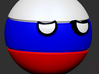 Countryballs Russia 3d printed Countryballs Russia - 3d render