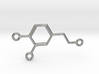 Dopamine Molecule Pendant w Multiple Attachments 3d printed 